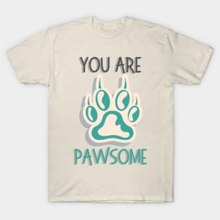 Vintage You Are Pawsome T-Shirt